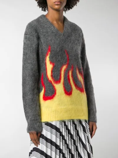 prada fire sweater