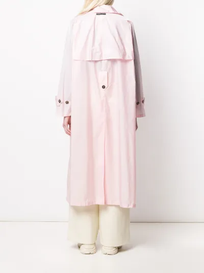 flared raincoat