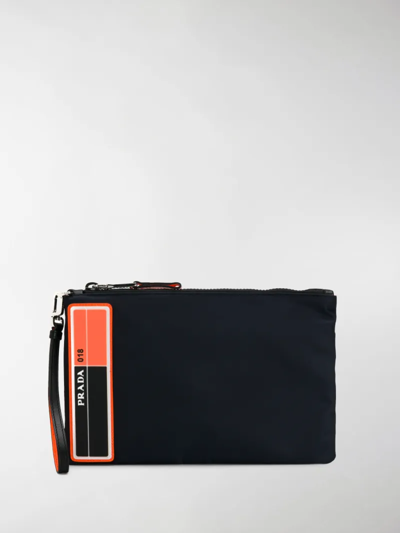 prada fluo clutch