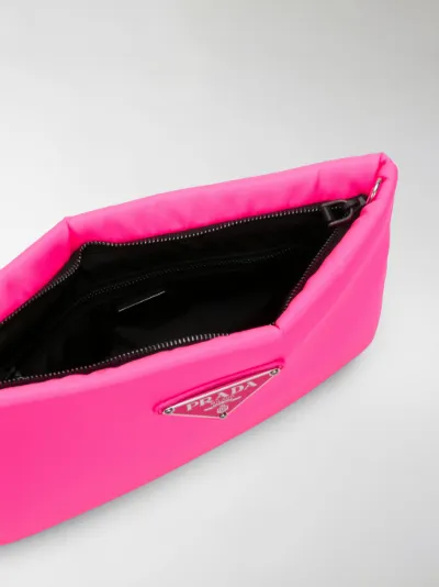prada pink clutch
