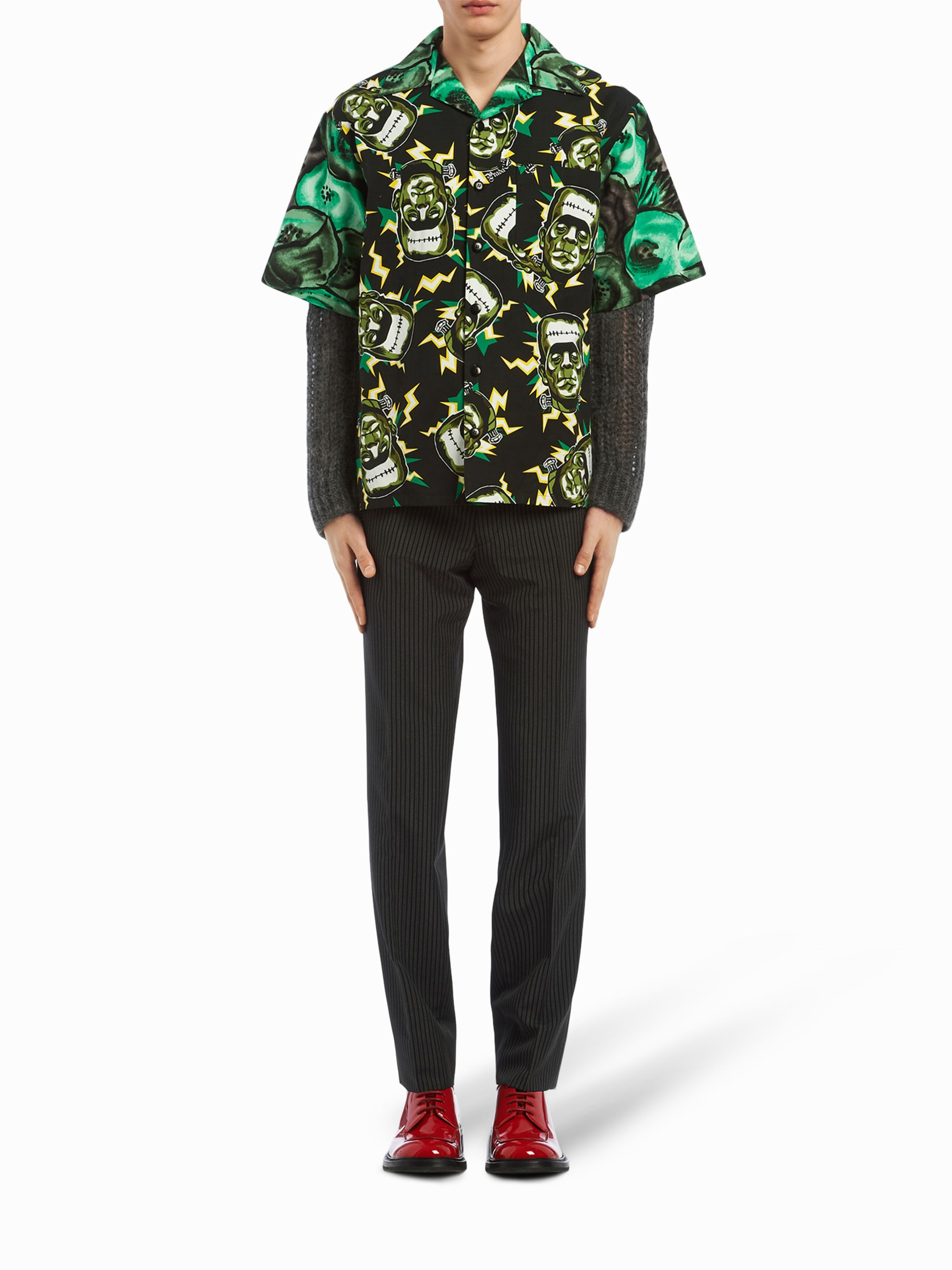 Prada Frankenstein printed shirt | Eraldo.com US