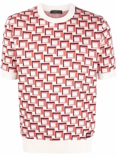 Prada geometric-pattern knitted top | Eraldo.com KR