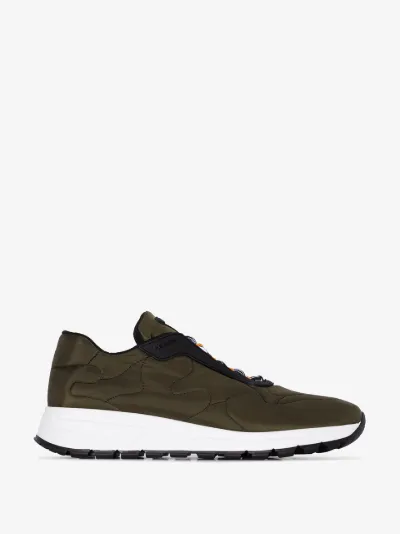 prada sneakers green