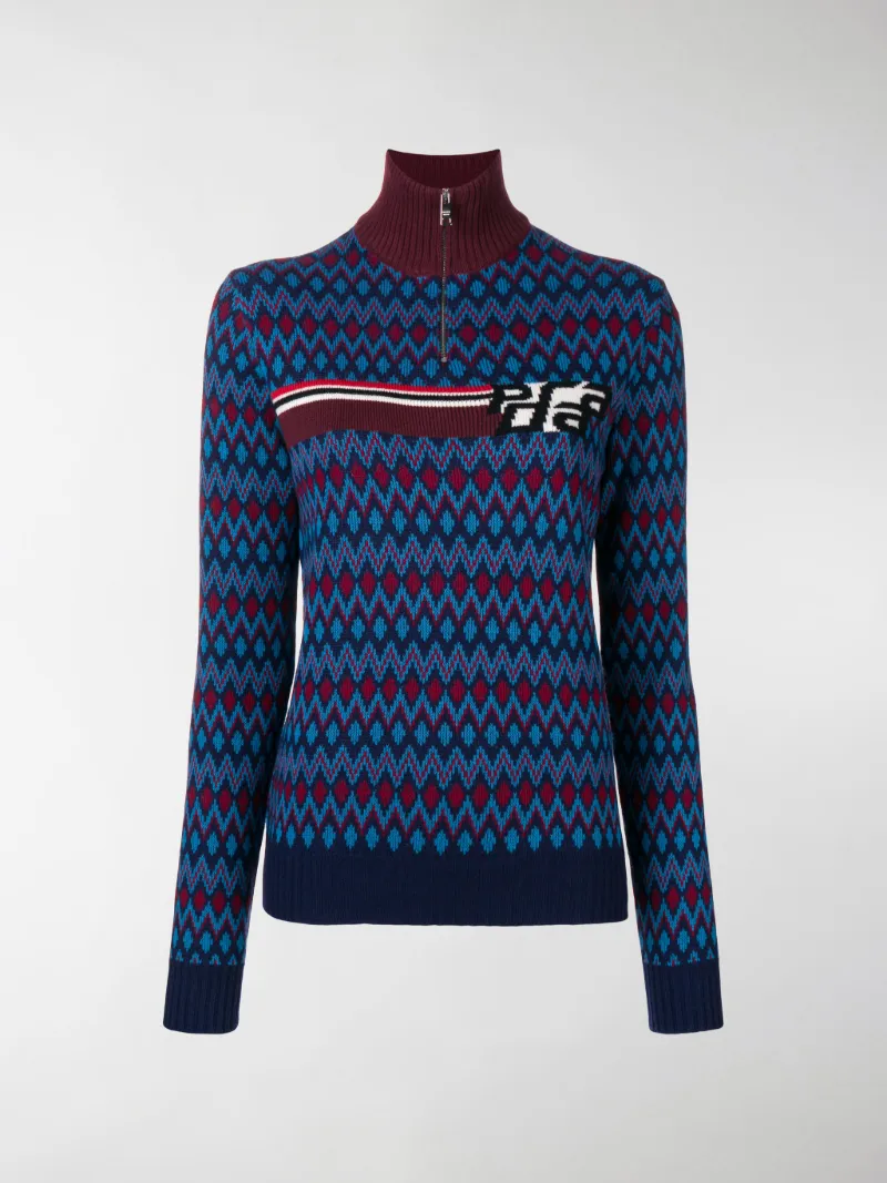 prada half zip