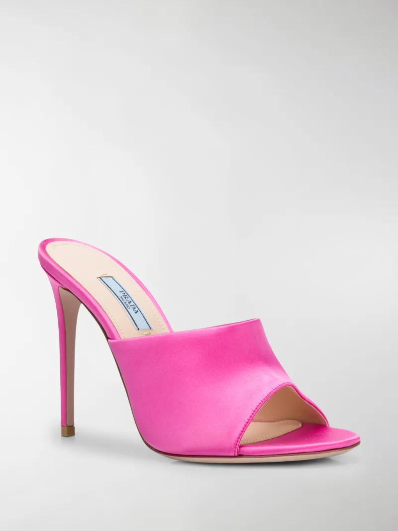 prada pink mules
