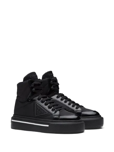 Prada high top tonal panel sneakers Eraldo US