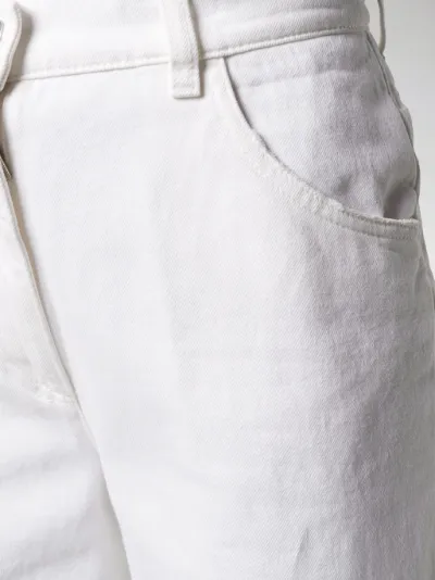 bootleg denim jeans