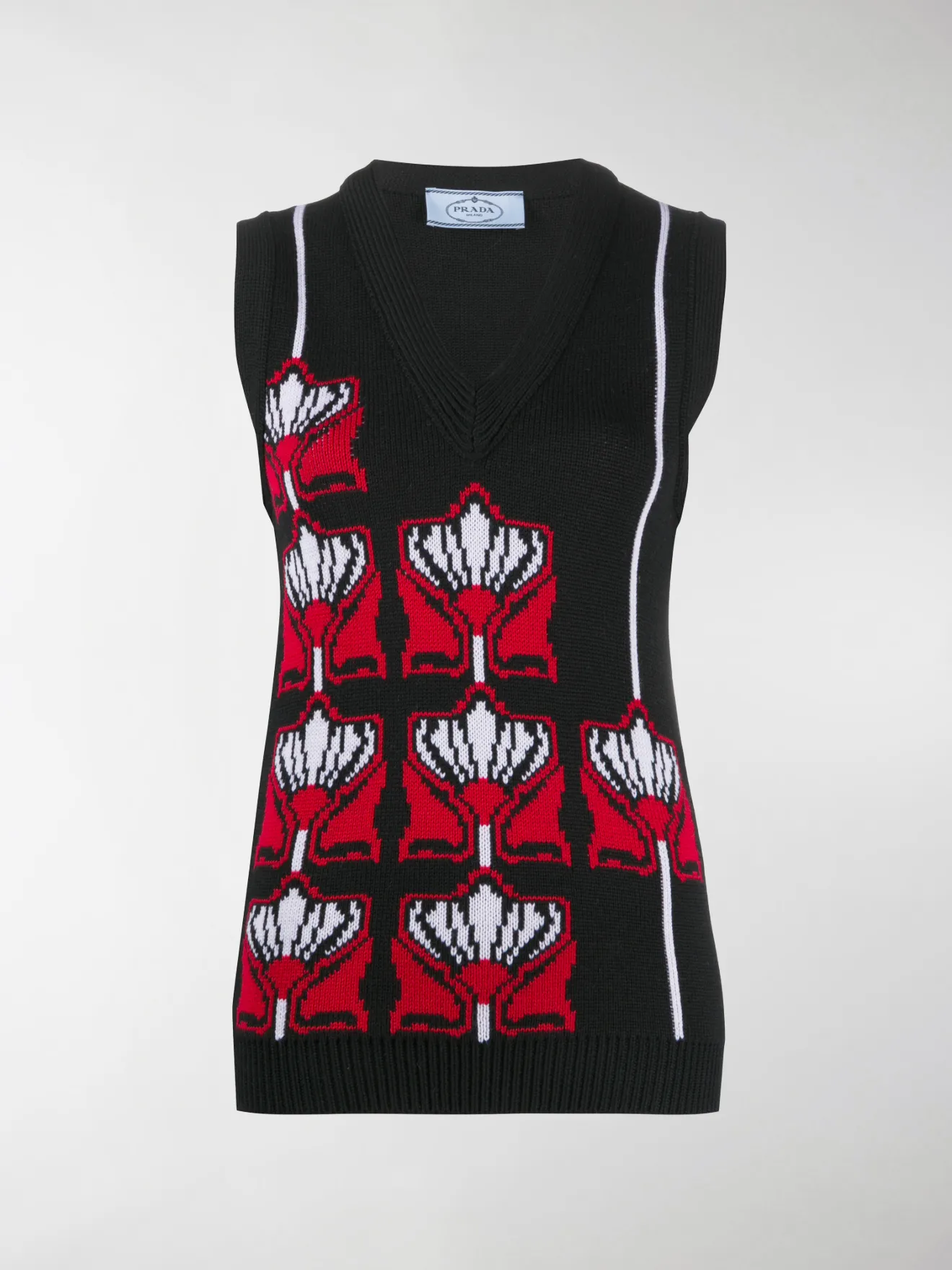 prada knit vest
