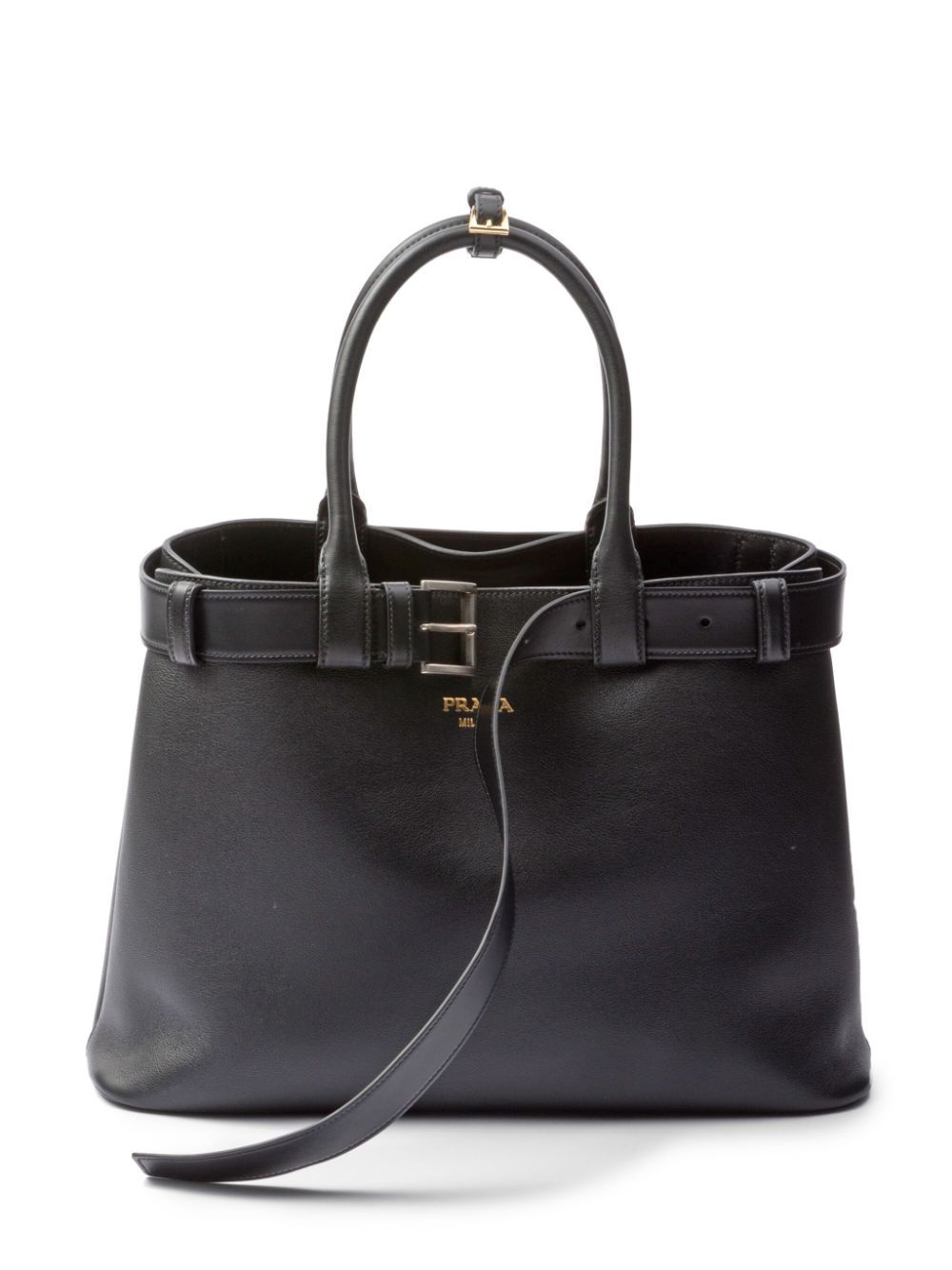 large belted leather handbag | Prada | Eraldo.com DE