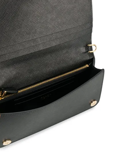 gray leather crossbody bag