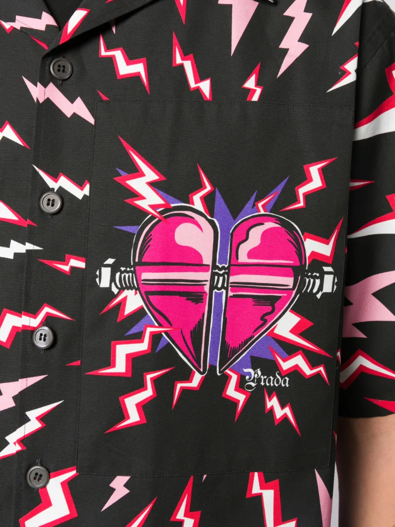 prada lightning bolt shirt