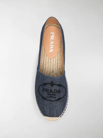prada denim espadrilles