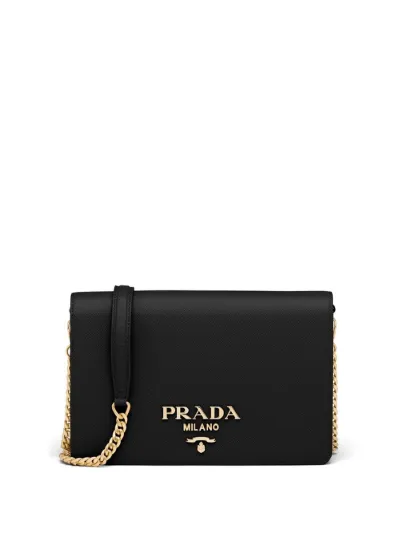 Prada logo lettering Saffiano leather shoulder bag Eraldo KR