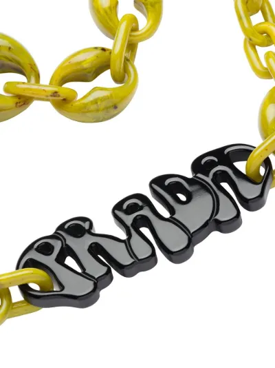 prada logo chain