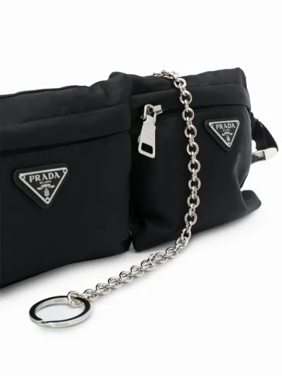 prada belt bag with chain