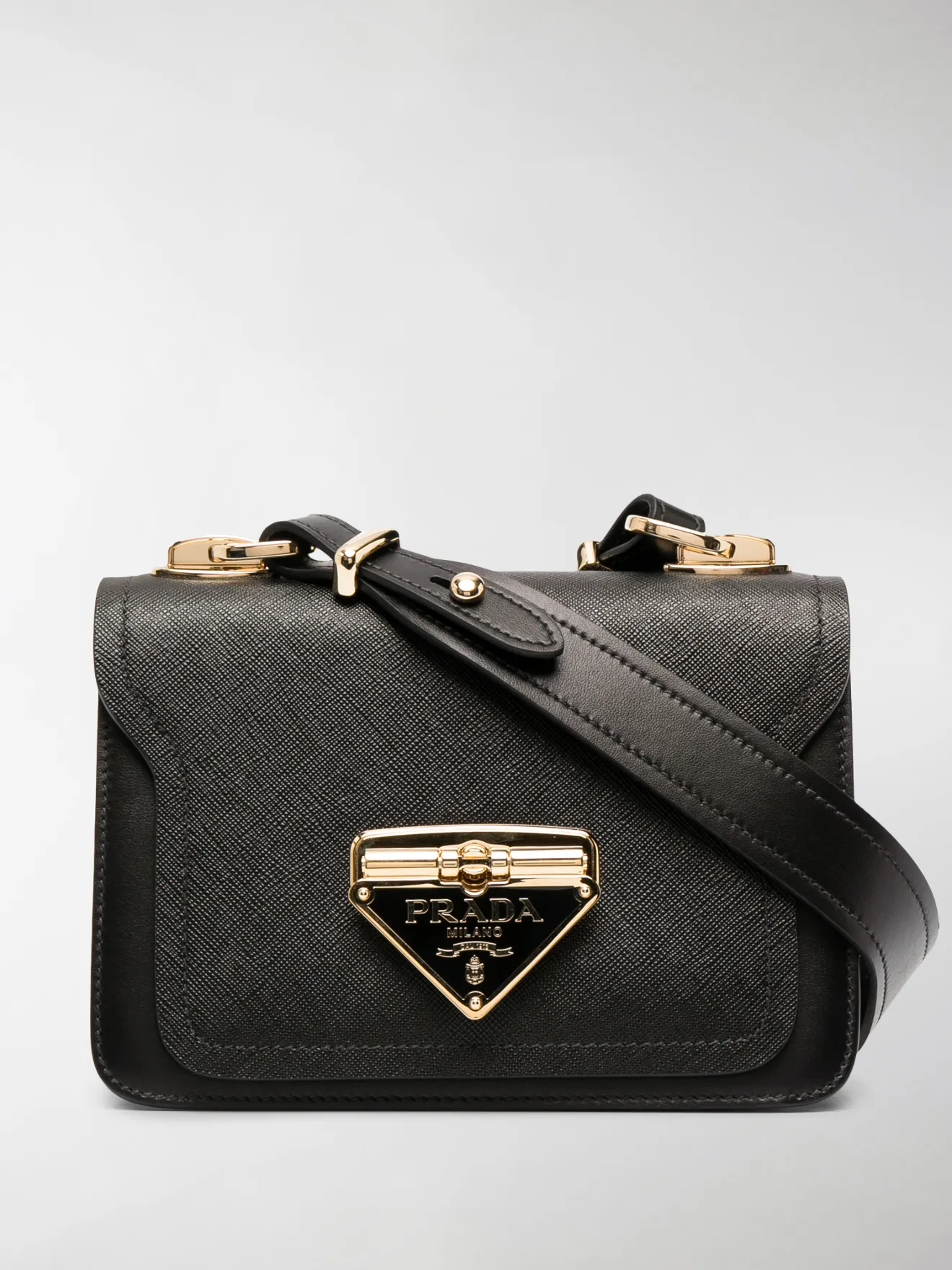 prada logo crossbody bag