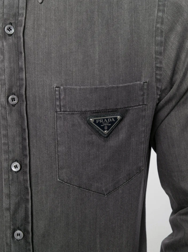 prada denim shirt