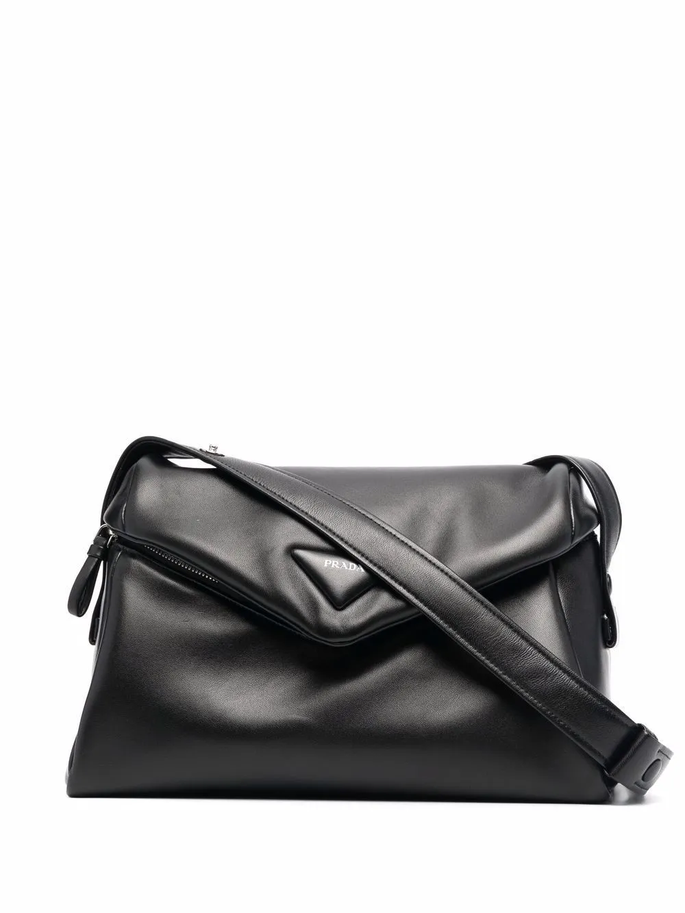 logo-plaque shoulder bag | Prada 