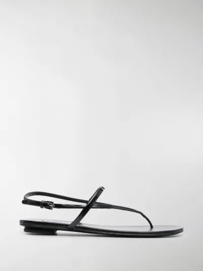 prada logo thong sandal
