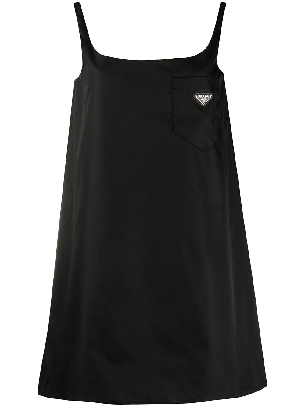 logo-print slip dress | Prada 