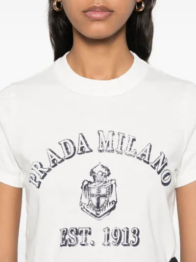 Prada logo-print T-shirt | Eraldo.com TH