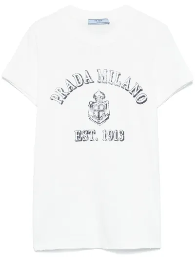 Prada logo-print T-shirt | Eraldo.com TH