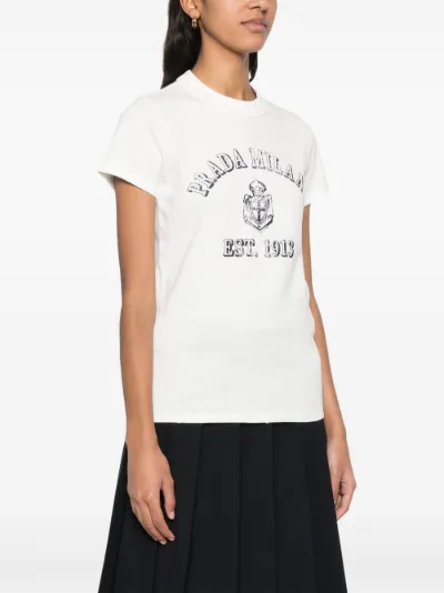 新品未使用 人気モデル PRADA プラダ Tシャツ 三角ロゴ タグ付き
