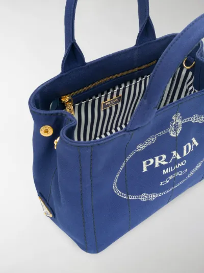 prada printed tote