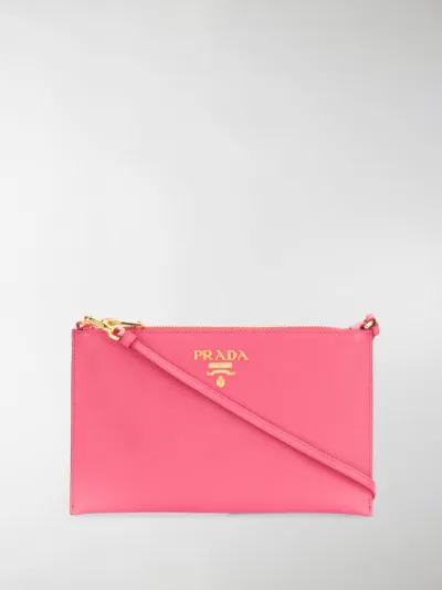 pink prada logo
