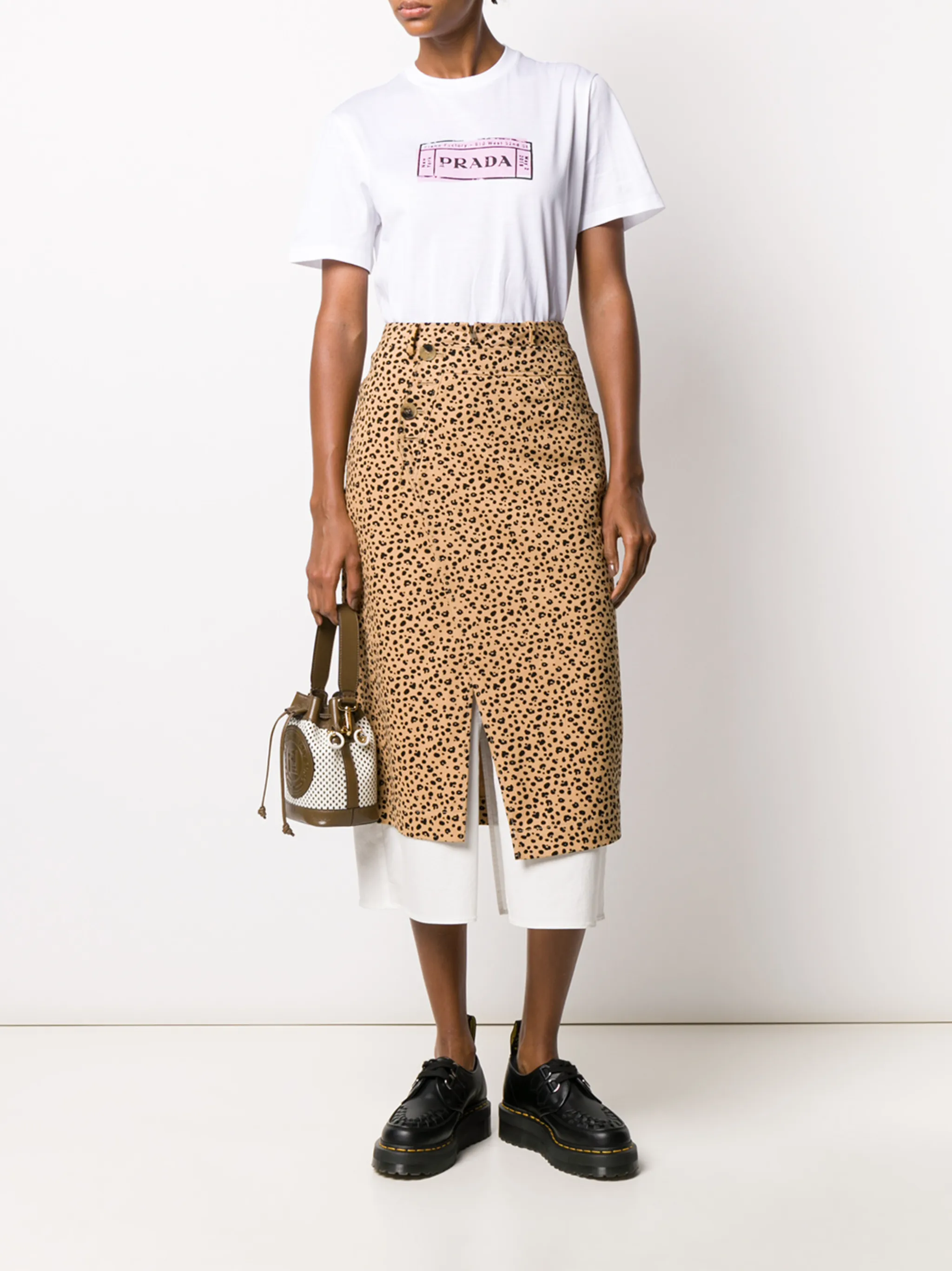 Prada logo ticket T-shirt | Eraldo.com US Prada logo ticket T-shirt | Eraldo.com US