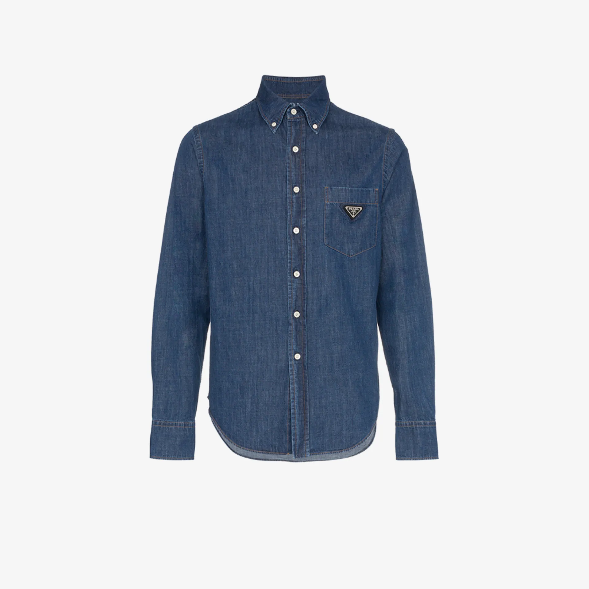 prada denim shirt