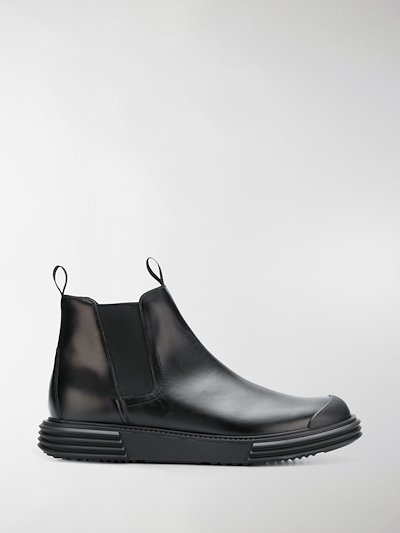 prada lug sole canvas boots
