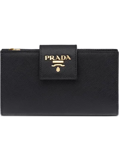prada medium saffiano wallet