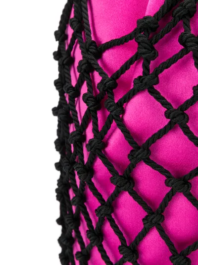 prada mesh bucket bag