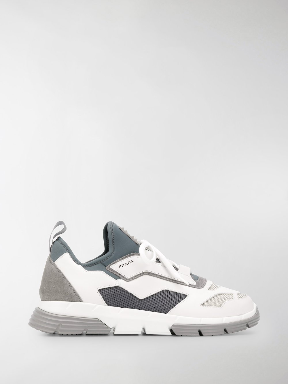 prada panelled low top sneakers