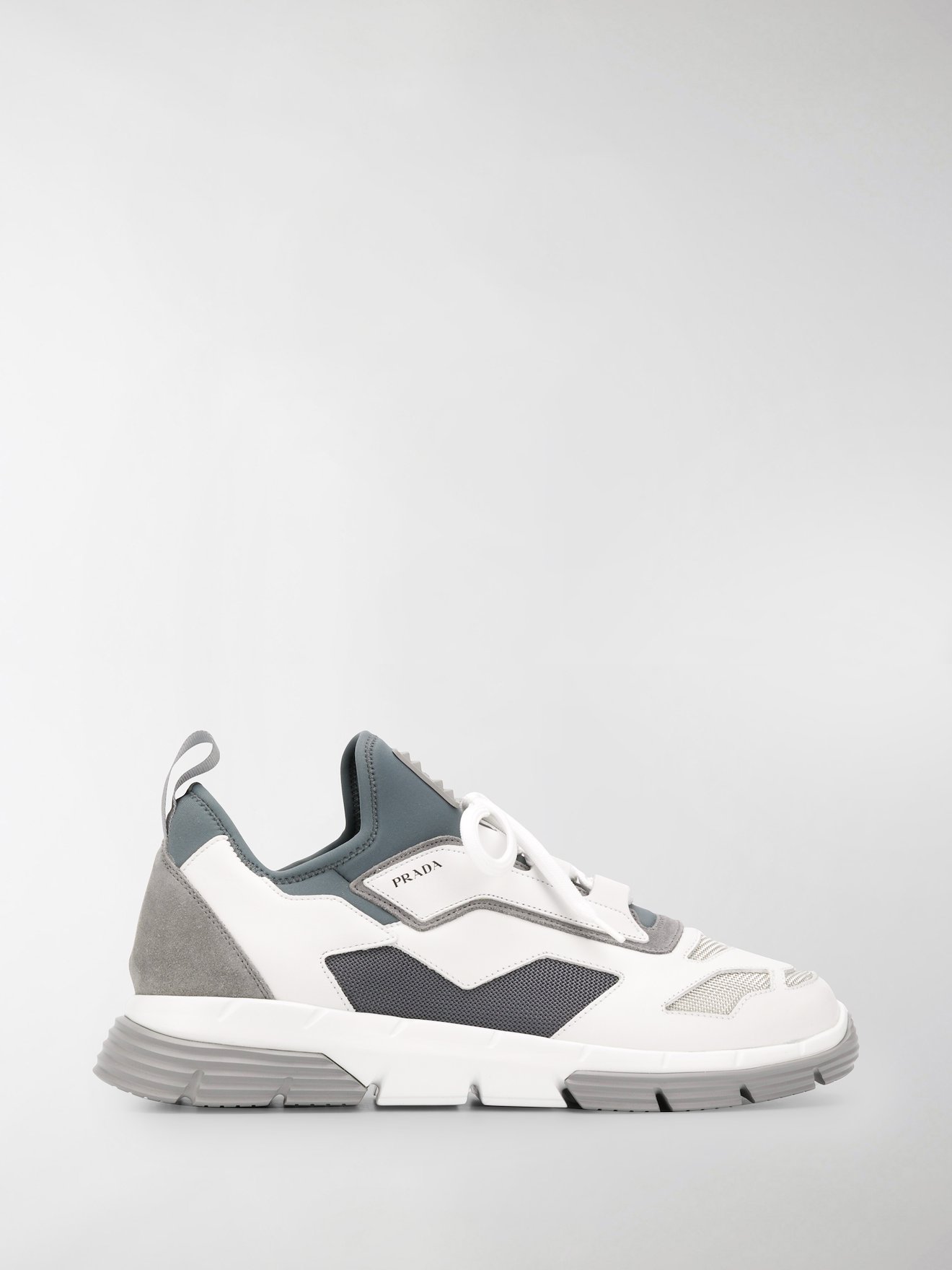 prada mesh panelled sneakers