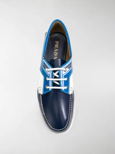 Prada Mocassini da barca blu | MODES