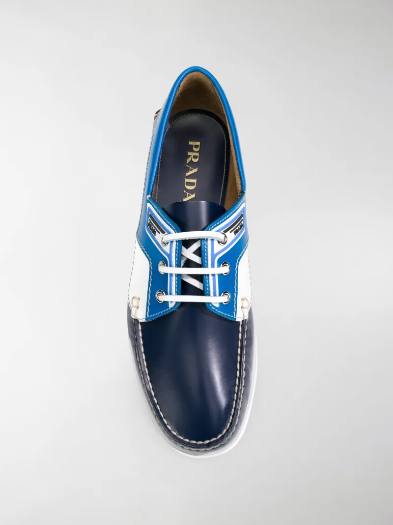 Prada Mocassini da barca blu | MODES