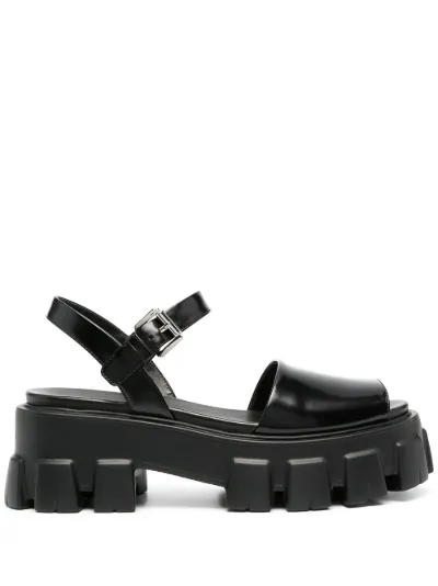 platform sandals prada