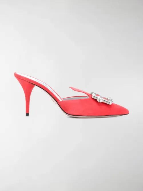 Prada - Mules con cristalli