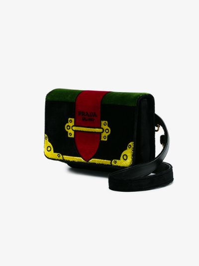 prada velvet mini bag