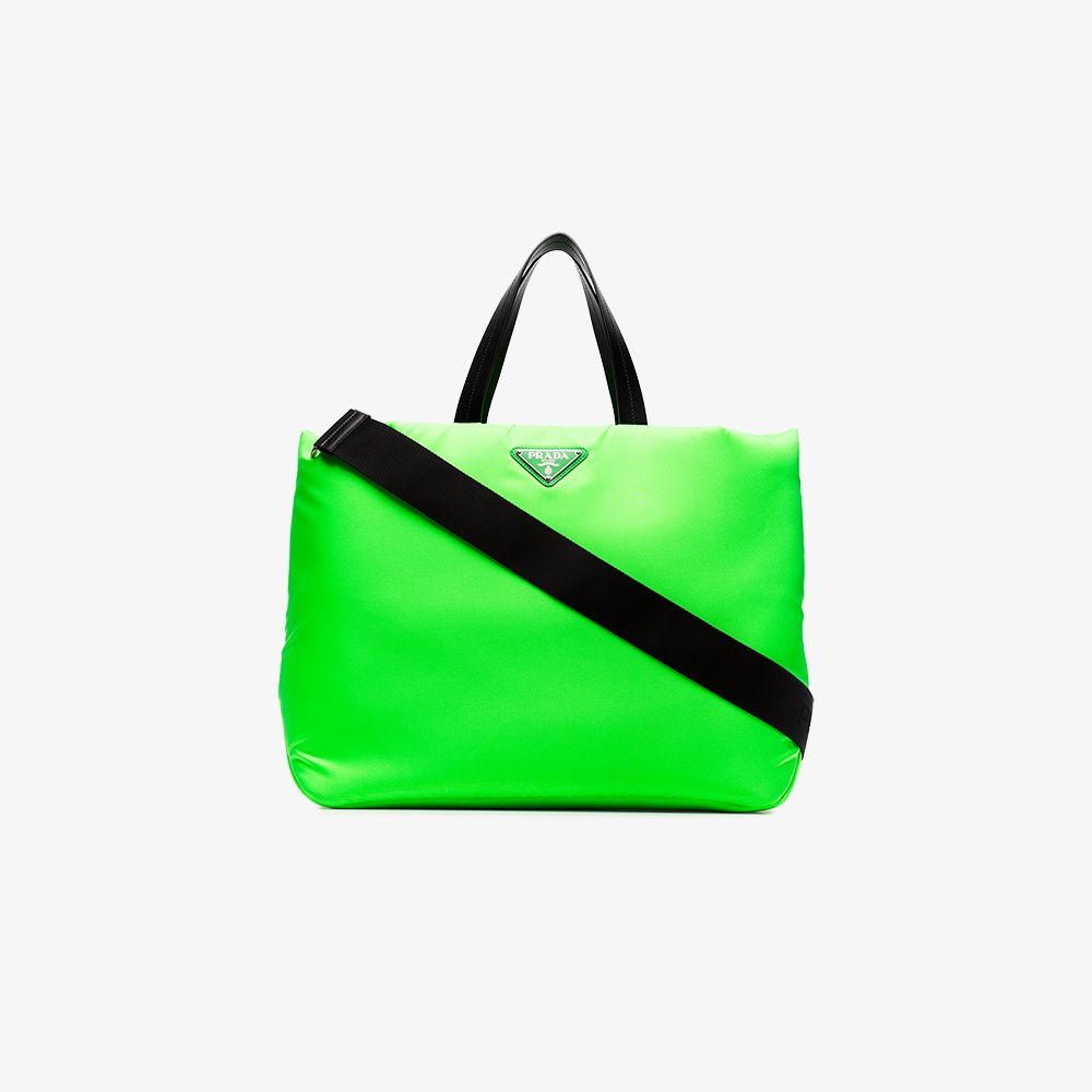 prada neon tote