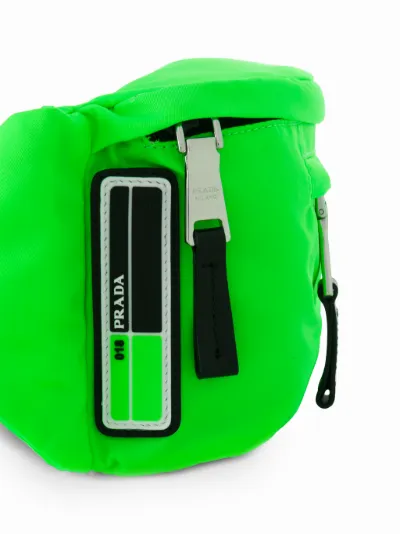 Prada neon green technical fabric belt bag Eraldo FR