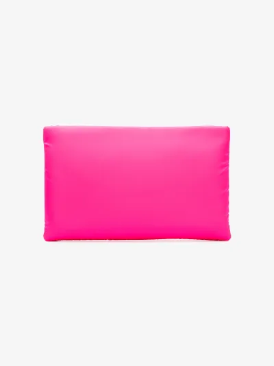 neon pink clutch