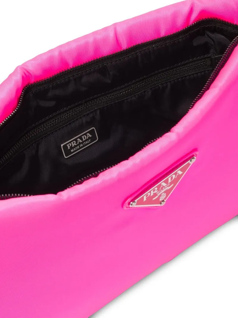 neon prada clutch