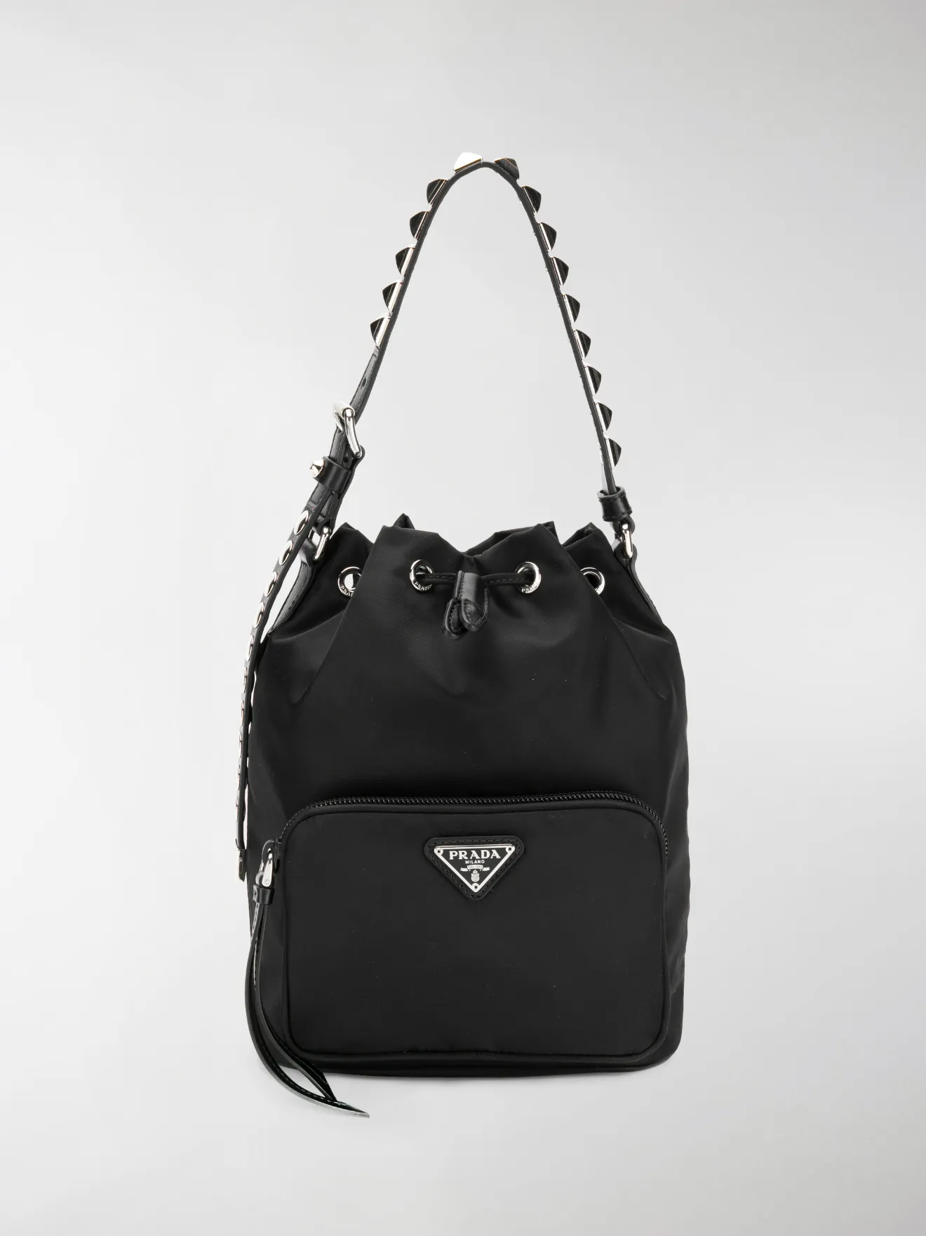 prada vela bucket bag