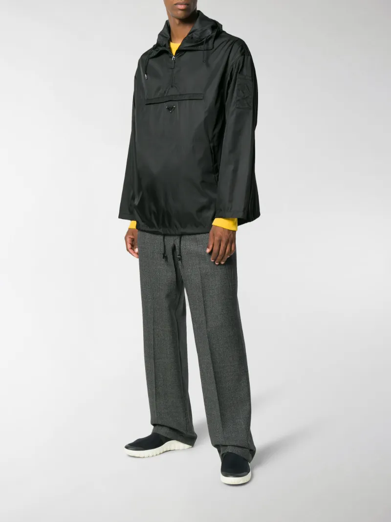 prada gabardine anorak
