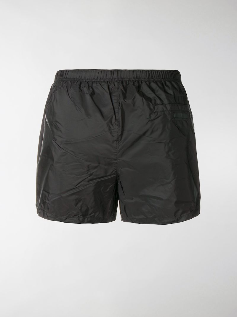 prada nylon swim shorts