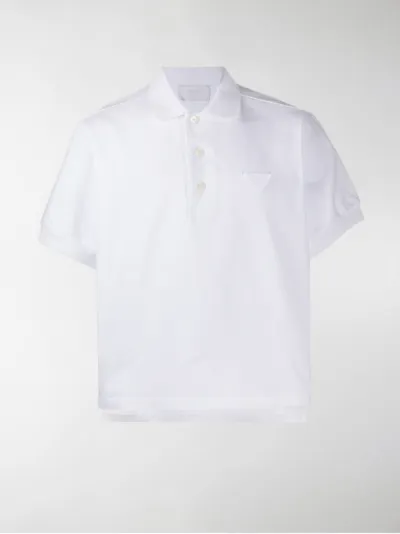 white prada polo
