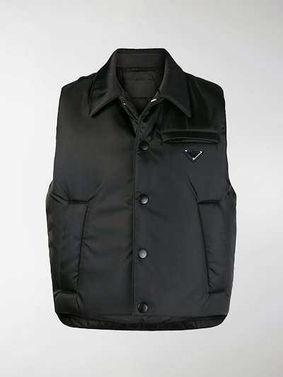 prada gabardine top